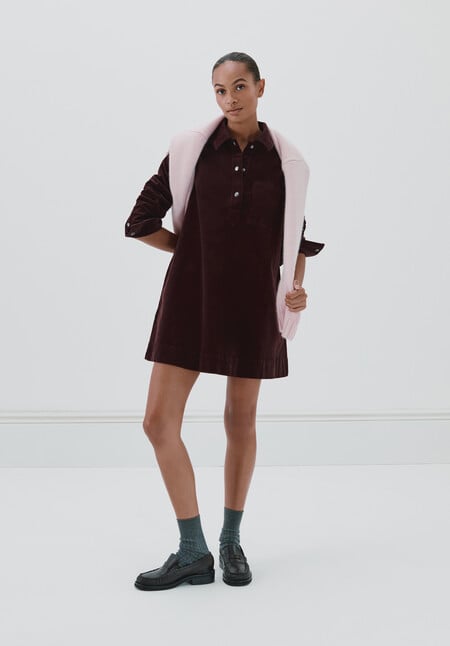 Cotton Cord Mini Dress