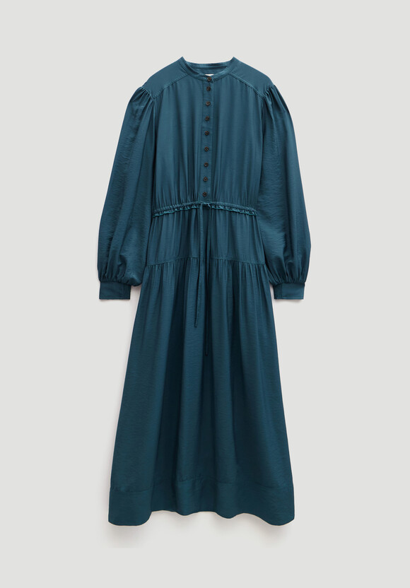 Long Sleeve Air Flow Shirt Dress