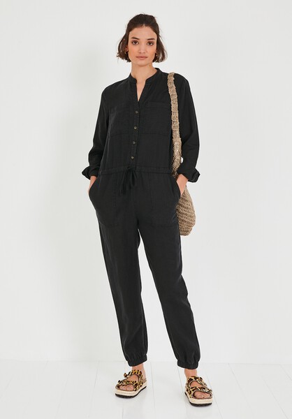 Washed Linen Jumpsuit