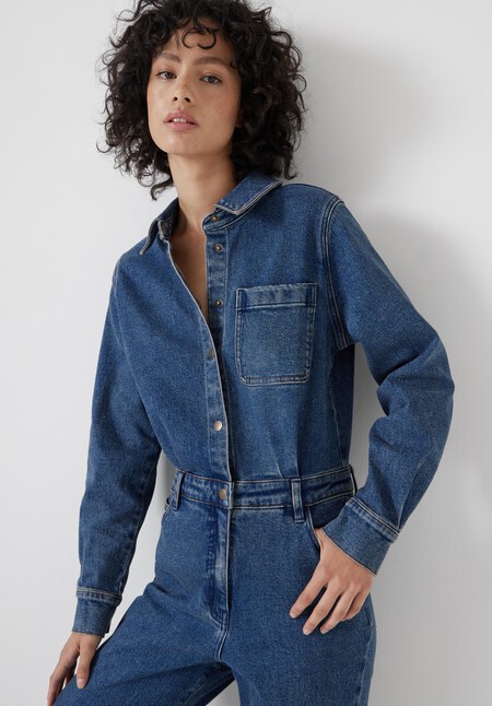 Agnes Denim Jumpsuit