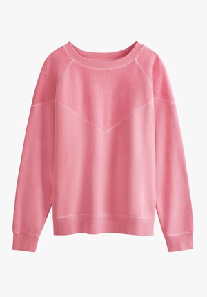 Aura Texture Chevron Relaxed Sweatshirt