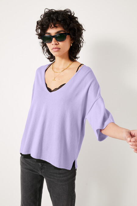 Cierra V Neck Knitted Top