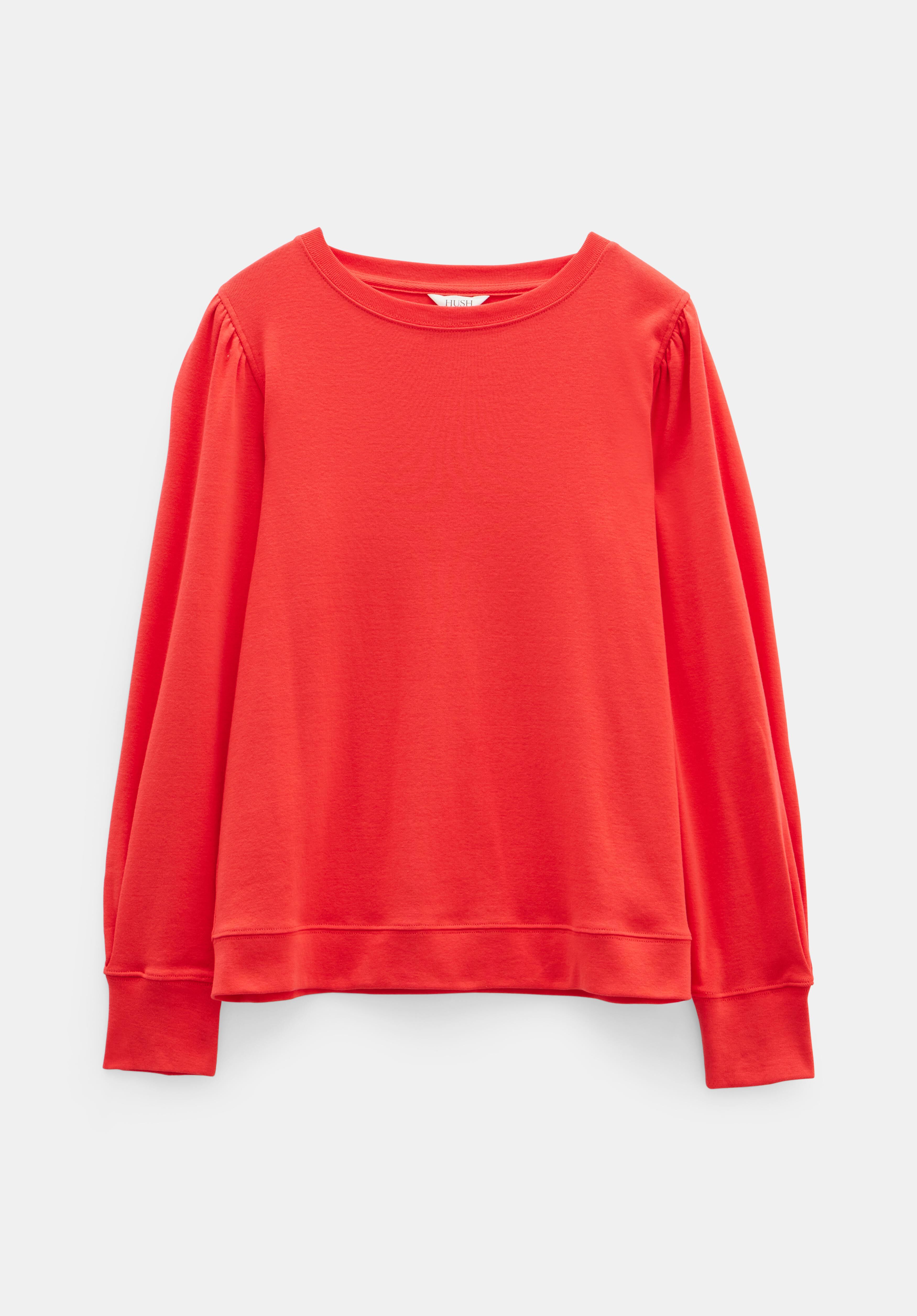 今だけの限定セール Vibrant | Top Jersey Sleeve Puff Emily Red hush | トップス