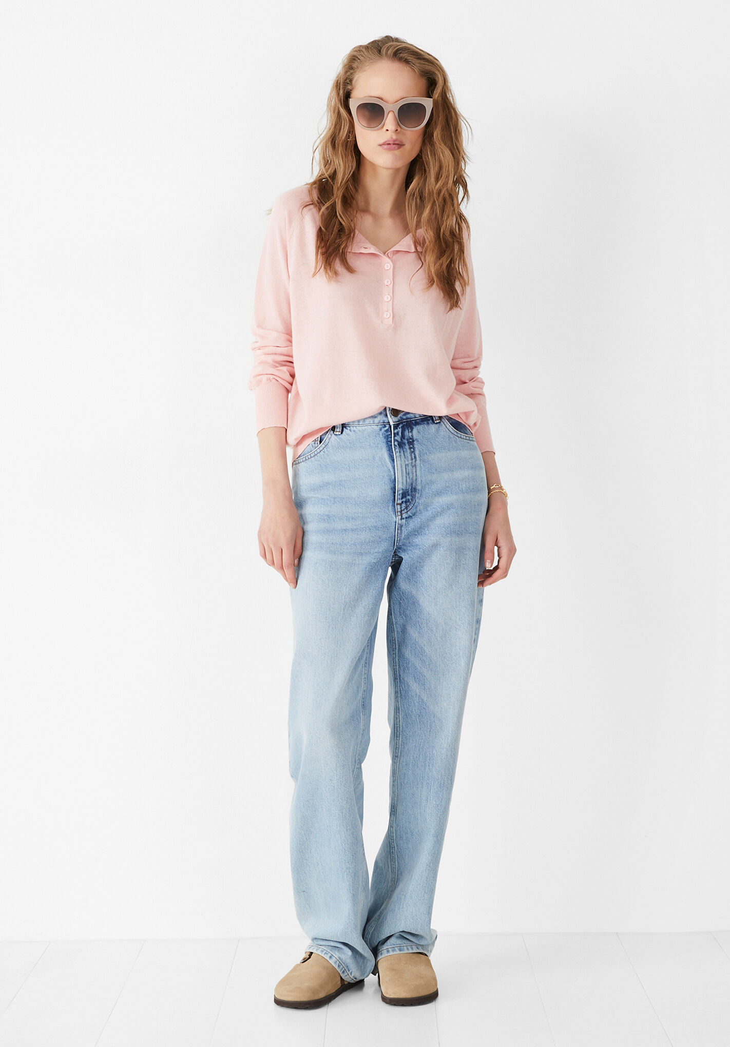 Henley jumper hot sale