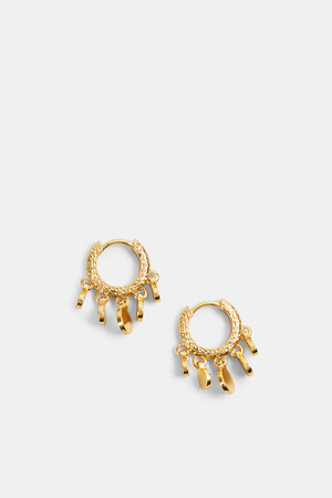 Lyra Mini Disc Earrings