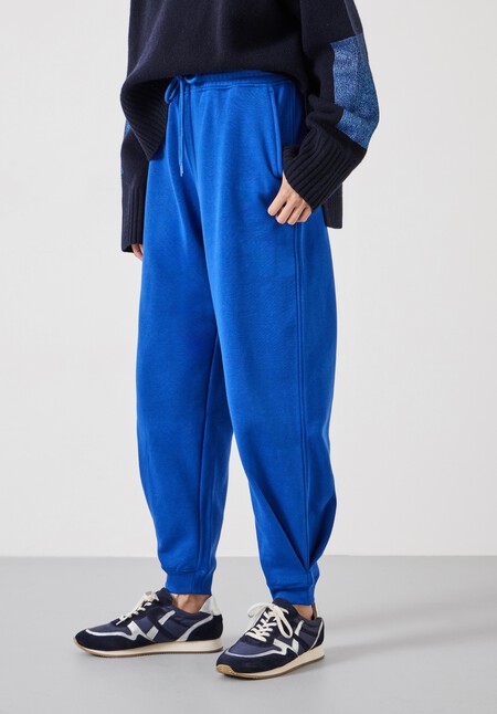 Barrel Leg Pleat Joggers