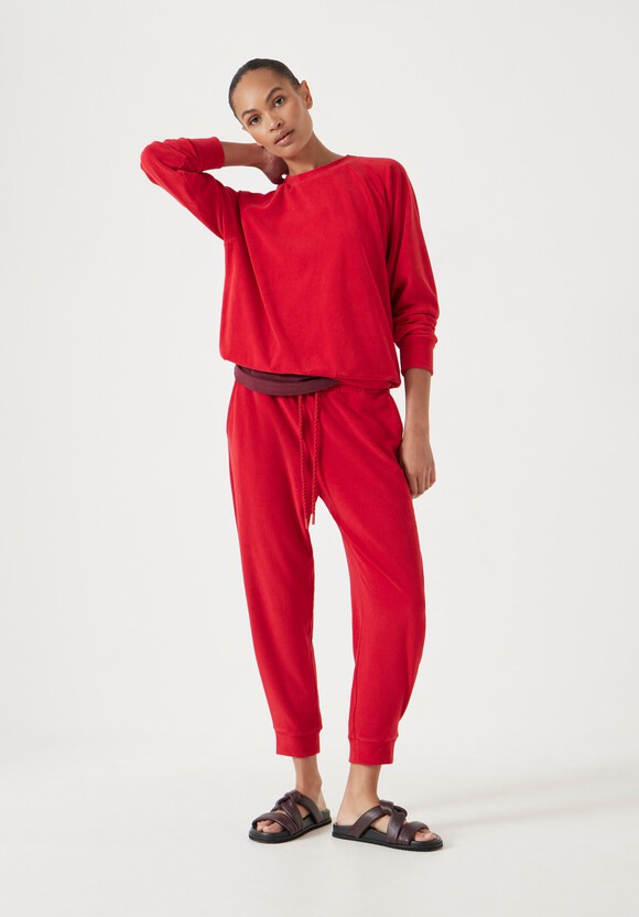 Towelling Raglan Sweatshirt