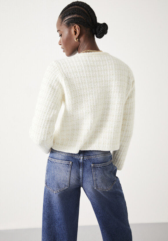 Bettie Textured Knitted Jacket