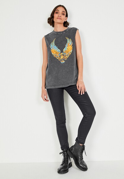 Eagle Oversized Vest Top