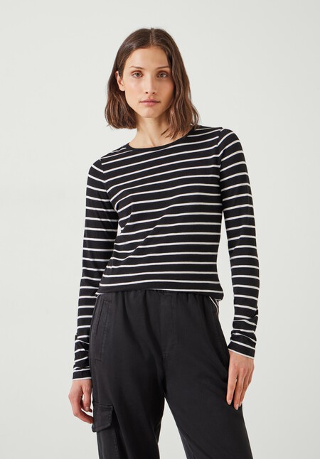 Anna Stripe Slim Fit T-Shirt