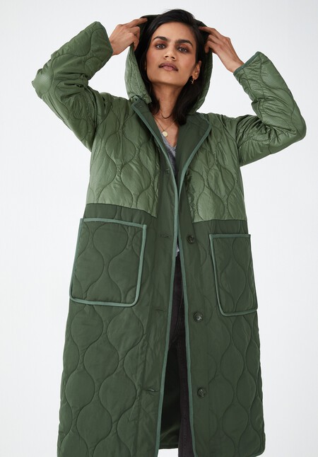Clover Quilted Coat