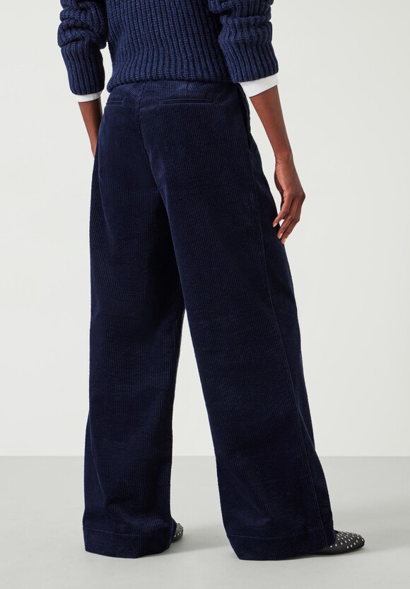 Wide Leg Cord Trousers