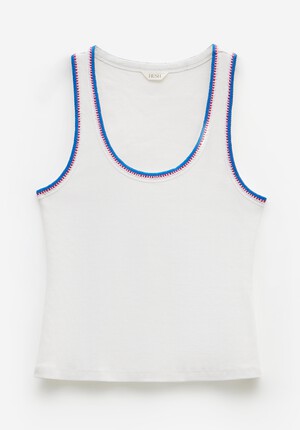 Luisa Crochet Detail Vest