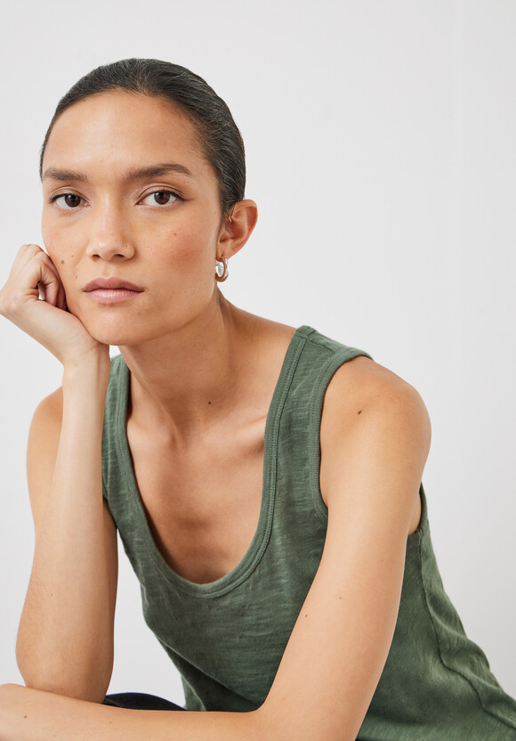 Cotton Slub Tank Top