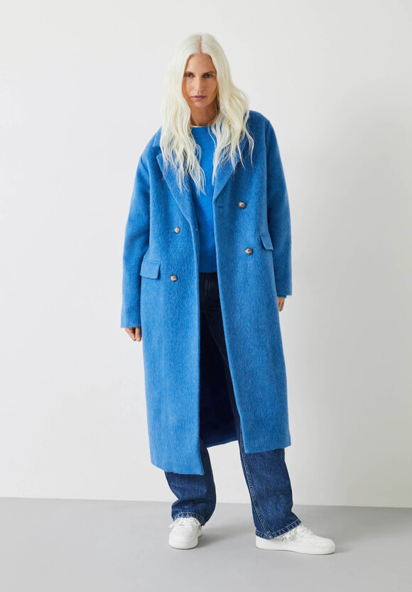 Scout Double Breasted Wool Coat