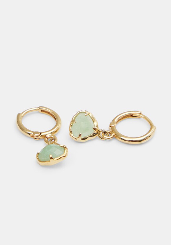 Amelie Semi Precious Teardrop Earrings