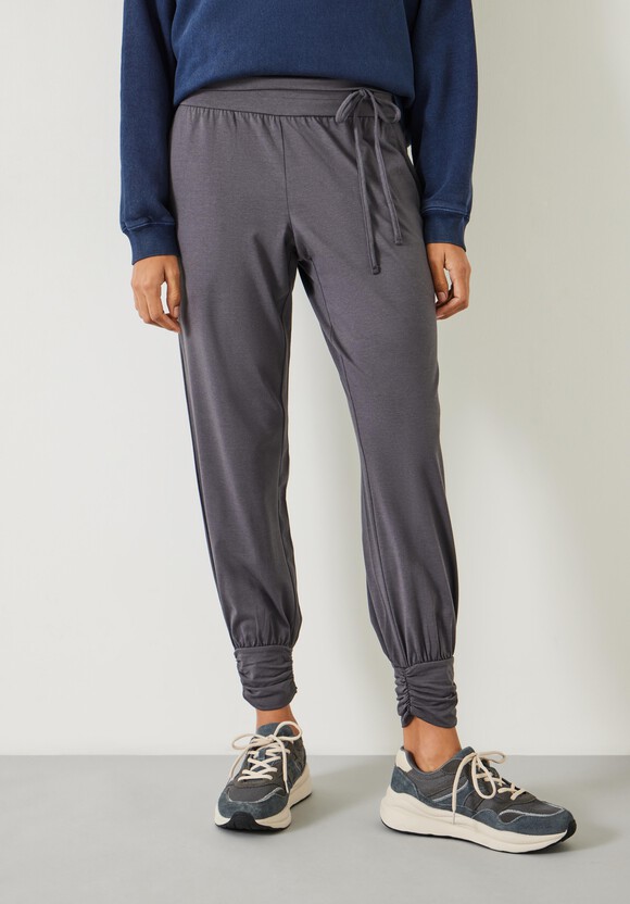 Harem Trousers | Relaxed Joggers | Charcoal | hush