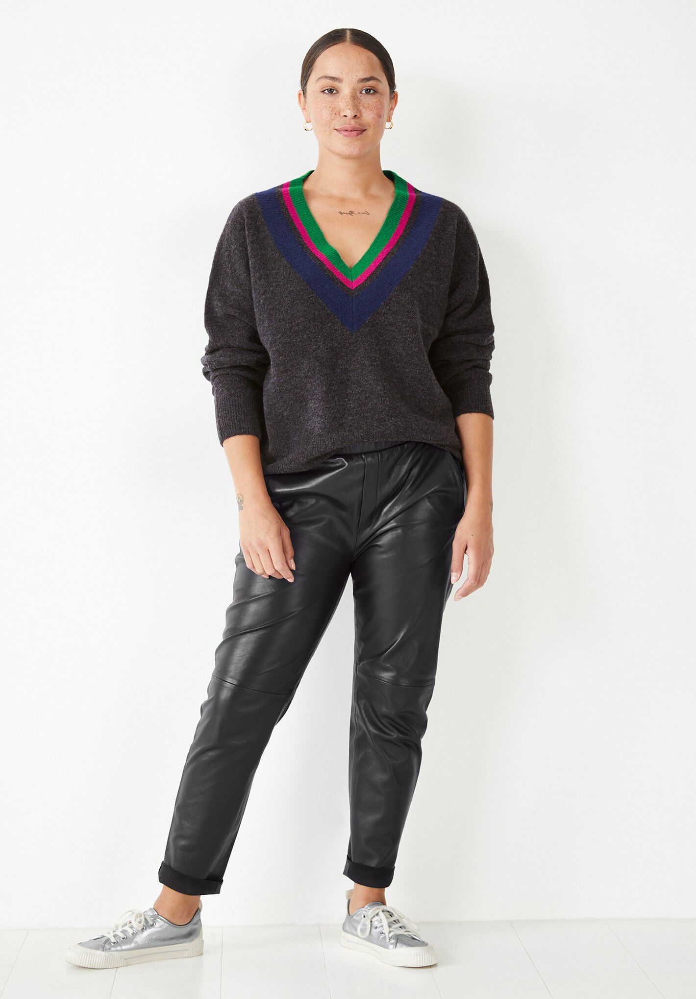 Fluffy Deep V Jumper