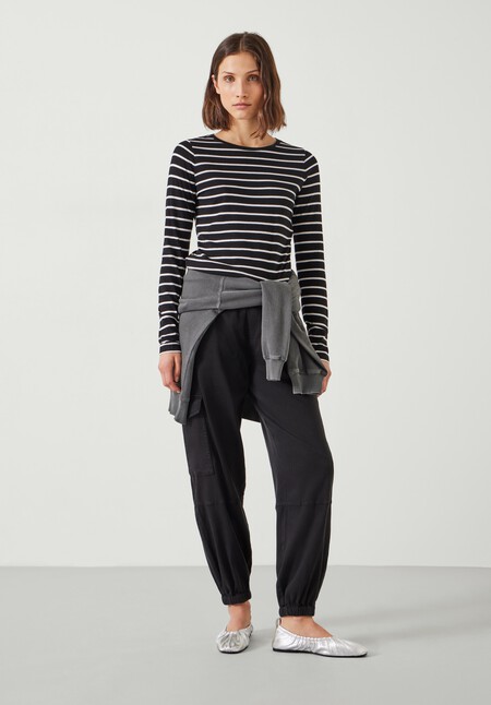 Anna Stripe Crew Neck T-Shirt