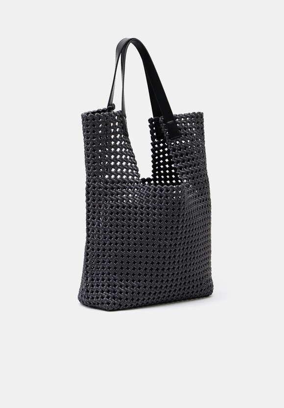 Satin Weave Tote Bag