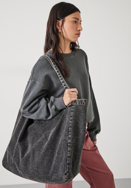 Britney Denim Tote Bag