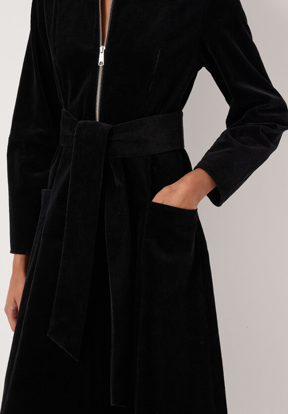 Cotton Cord Midi Dress