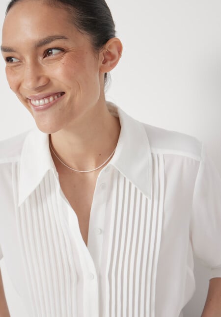 Tuxedo Sheer Shirt