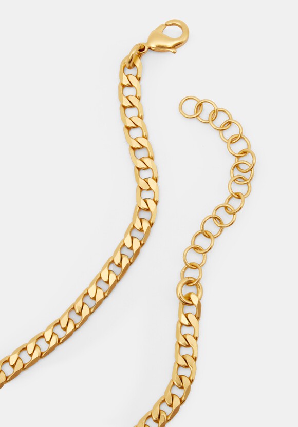 Flat Curb Chain Necklace