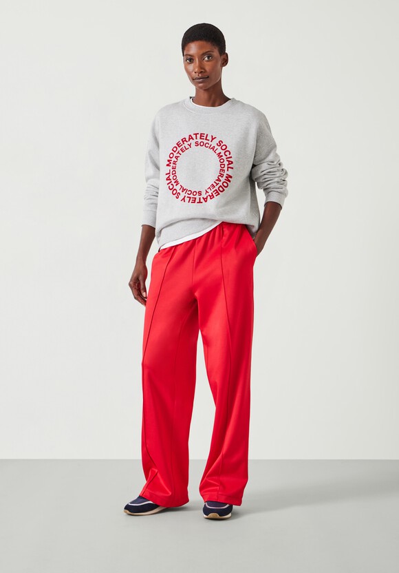 Moderately Social Graphic Sweatshirt