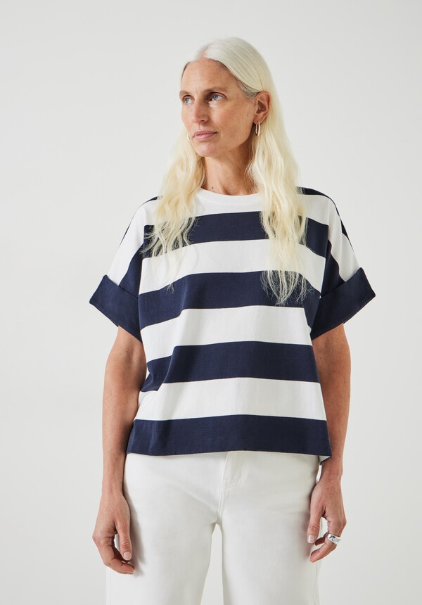 Sutton Stripe Boxy T-Shirt