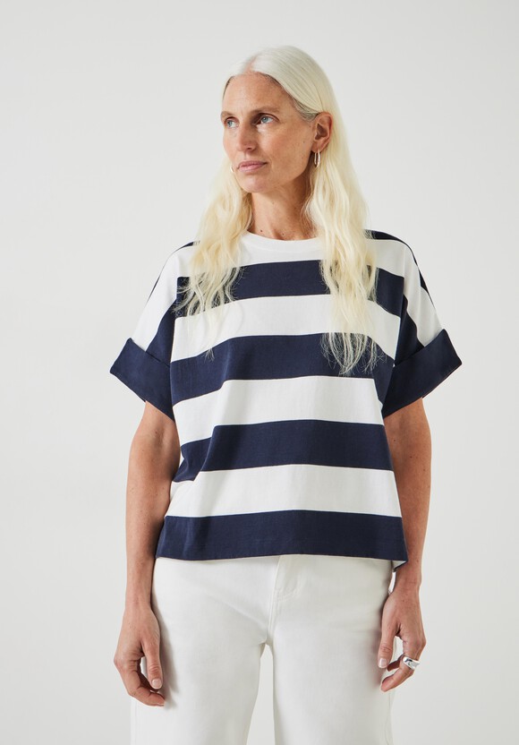 Sutton Stripe Boxy T-Shirt