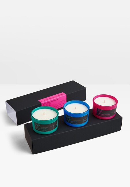 Hush Set Of Three Mini Candles