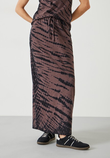 Zeena Cotton Printed Maxi Skirt