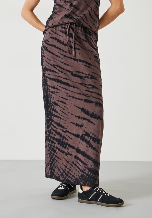 Zeena Cotton Printed Maxi Skirt