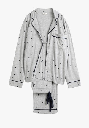 Annabel Jersey Pyjama Shirt Set