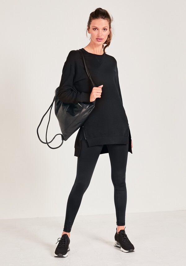 Elskie Zip Sweat Tunic