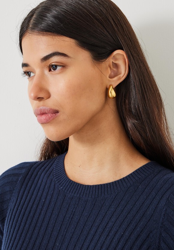 Parker Teardrop Hoop Earrings