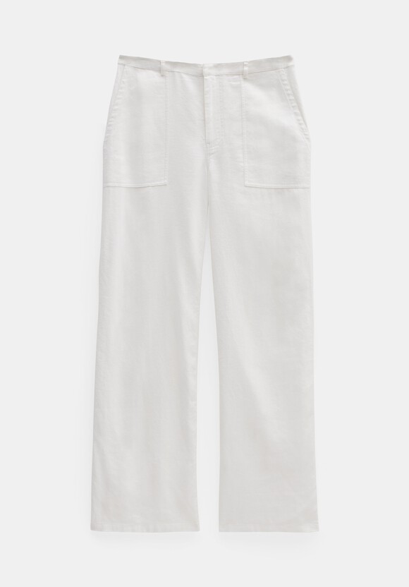 Raye Linen Straight Leg Trousers