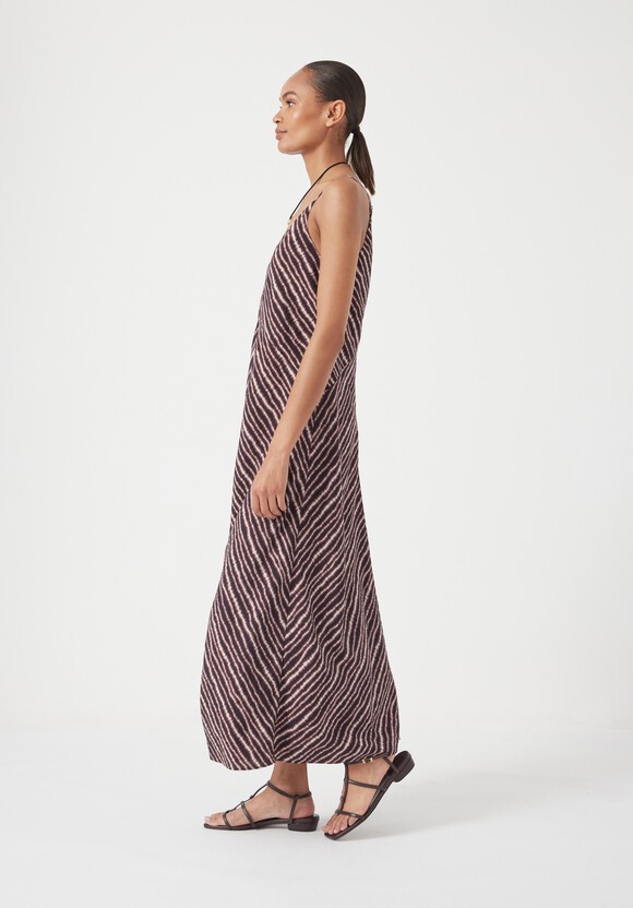 Air Flow Seam Detail Maxi Slip Dress