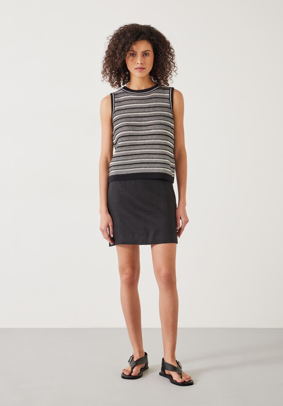 Sunny Linen Mini Skirt