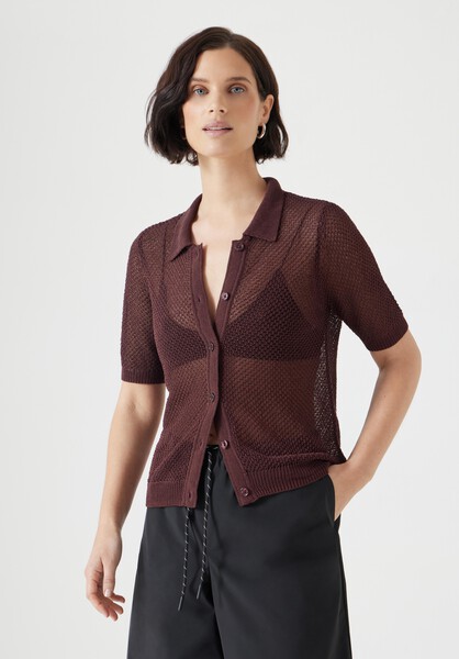 Soft Mesh Knitted Top