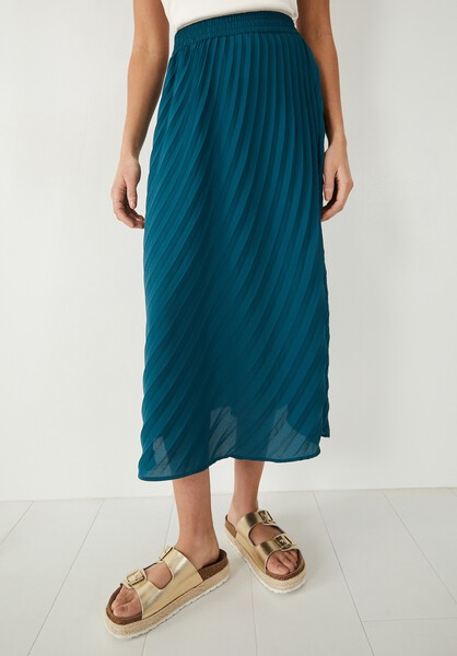 Waved Pleat Skirt