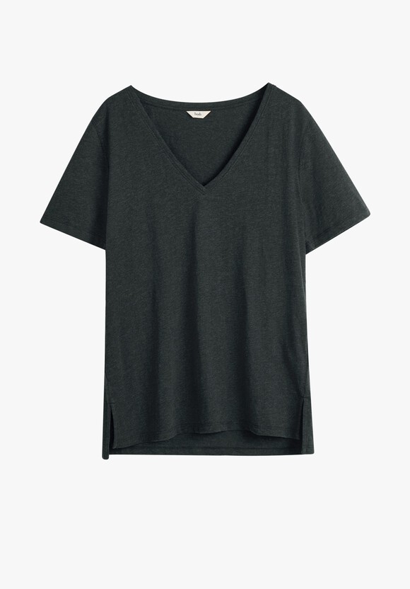 Kali Cotton Slub V-Neck T-Shirt