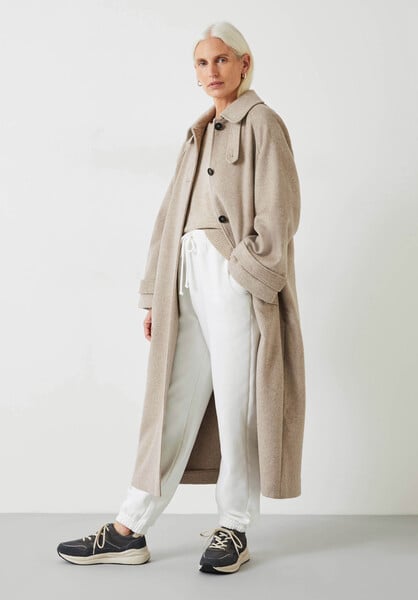Marlowe Relaxed Raglan Wool Blend Coat