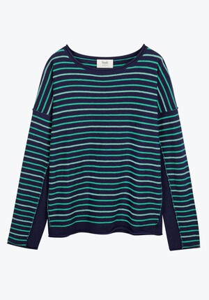 Sona Striped Metallic Jumper
