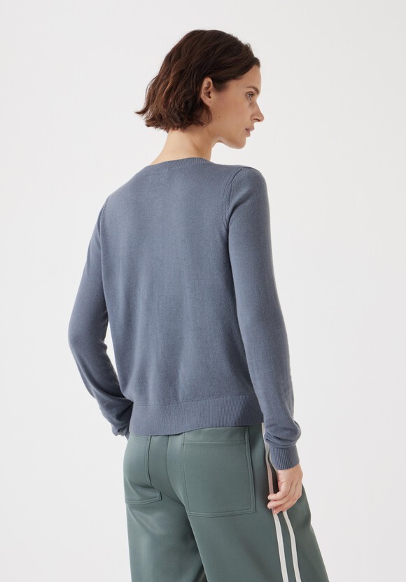 Wool Blend Slim Knitted Cardigan