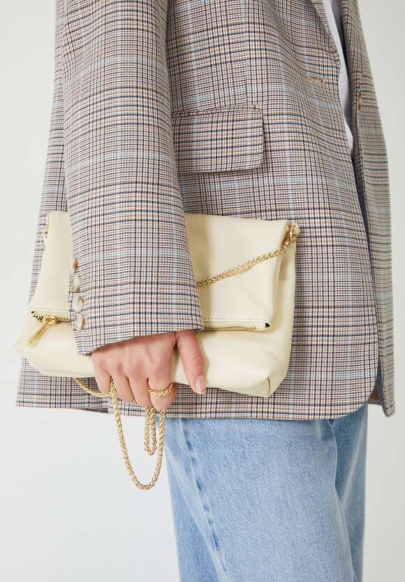 Liviana Leather Clutch Bag