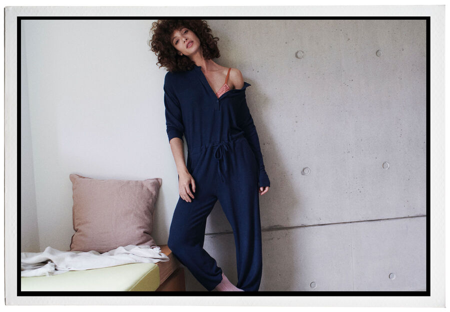 Elle Supersoft Henley Onesie