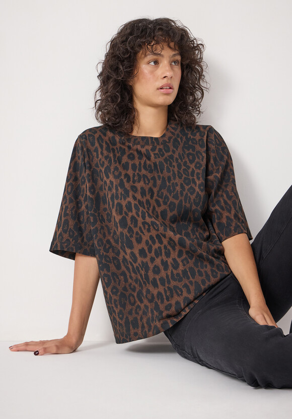 Romina Leopard Print T-Shirt