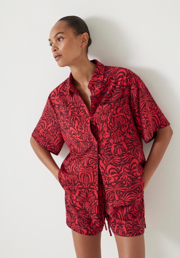 Air Flow Short Sleeve Collared Shirt